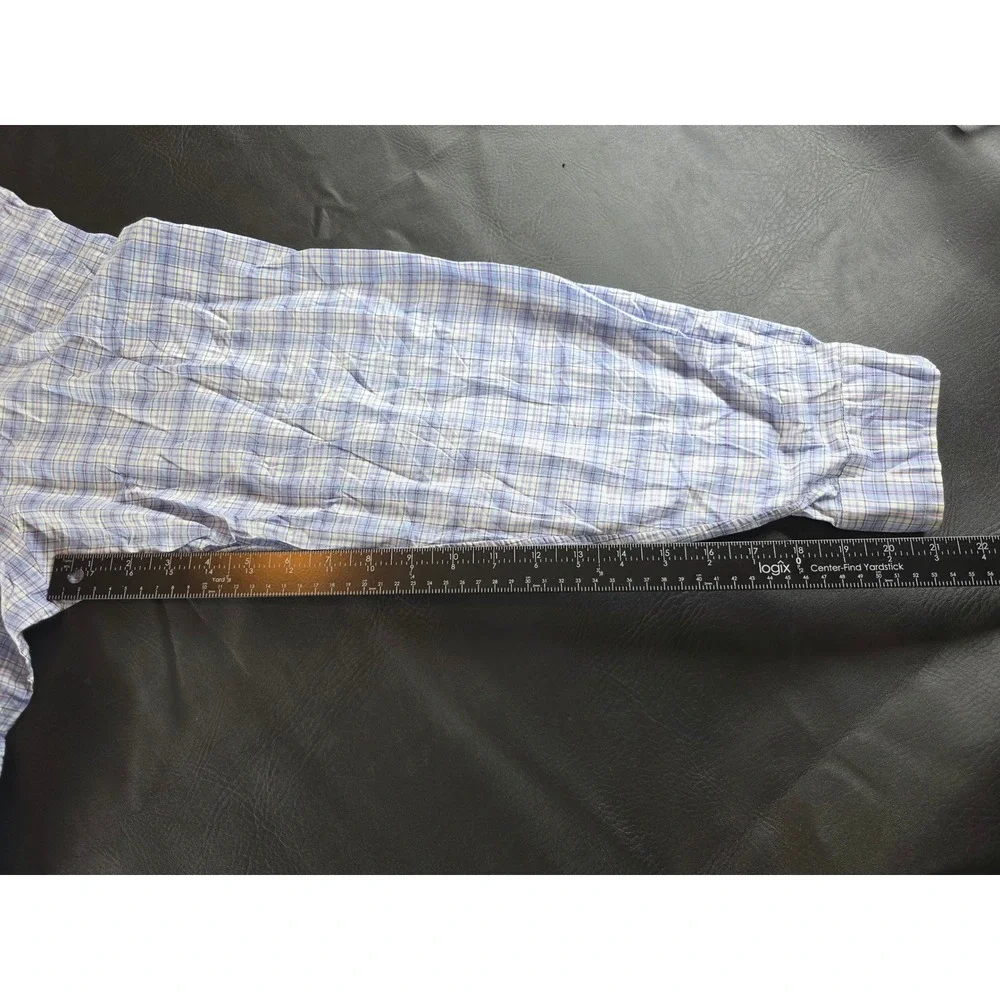 Polo Ralph Lauren Mens 2XLT Plaid Button Down Shirt Blue Purple Long Sleeve Tall